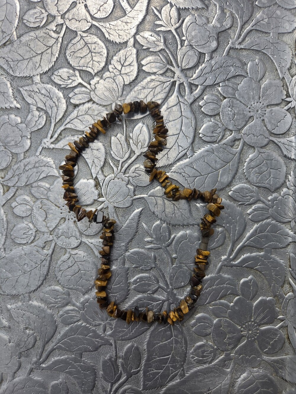 Tiger's Eye Chip Choker